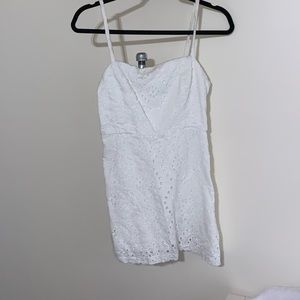Vintage white mini dress